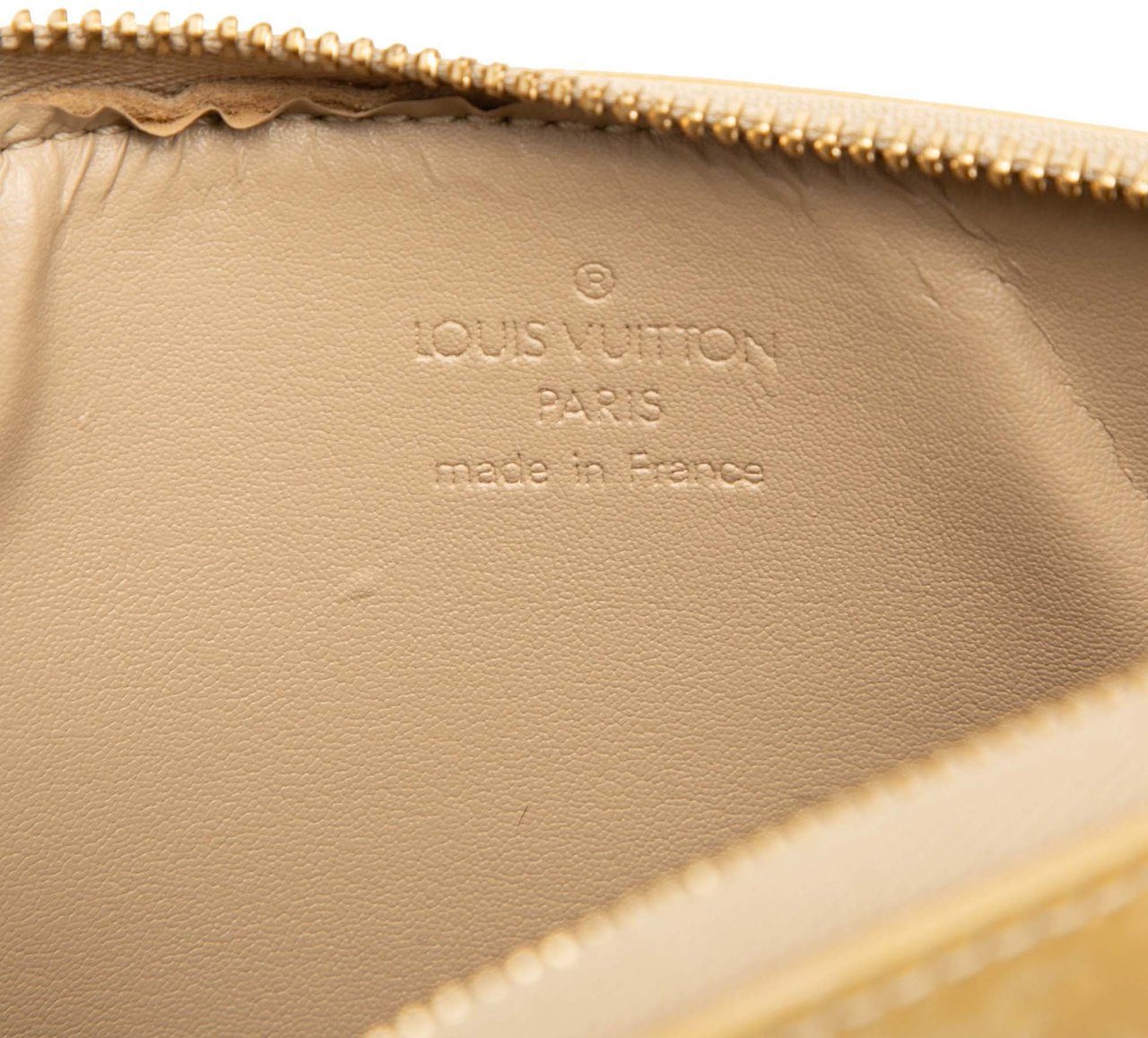 Louis Vuitton Monogram Vernis Fleurs Lexington Pochette Bruin