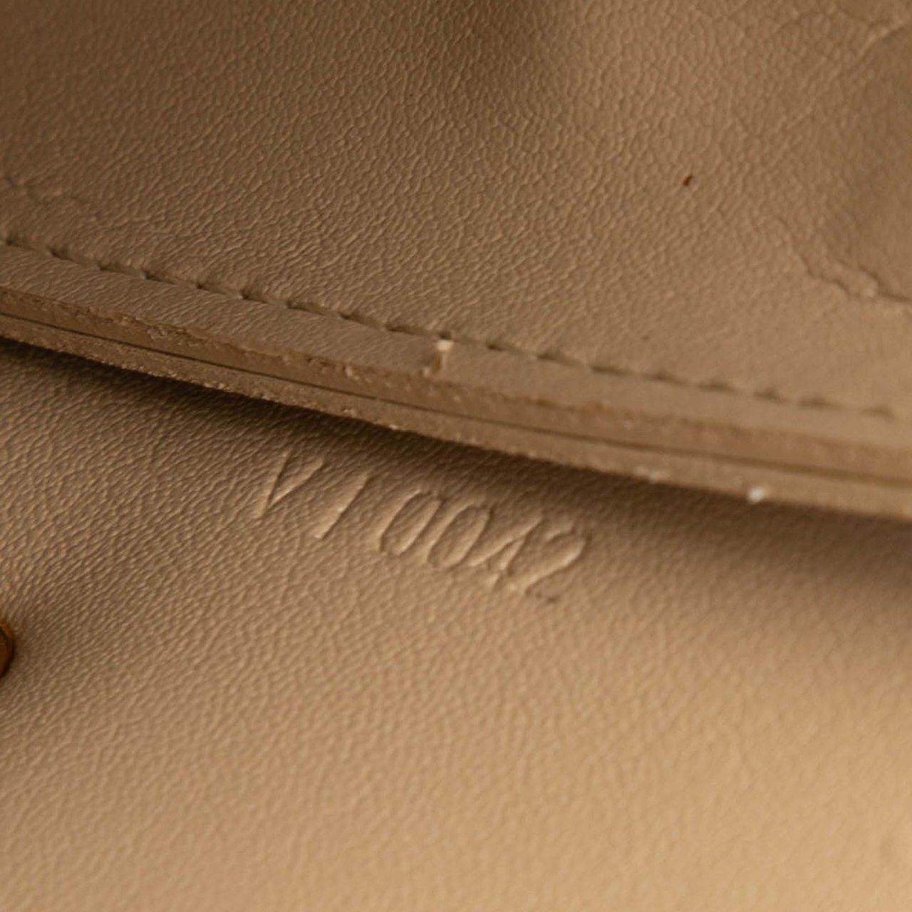 Louis Vuitton Monogram Vernis Fleurs Lexington Pochette Bruin