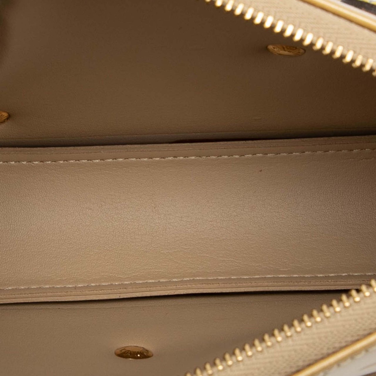 Louis Vuitton Monogram Vernis Fleurs Lexington Pochette Bruin