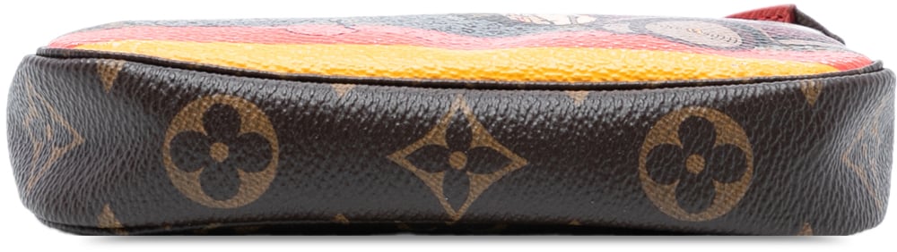 Louis Vuitton Monogram Evasion Illustre Mini Pochette Accessories Bruin