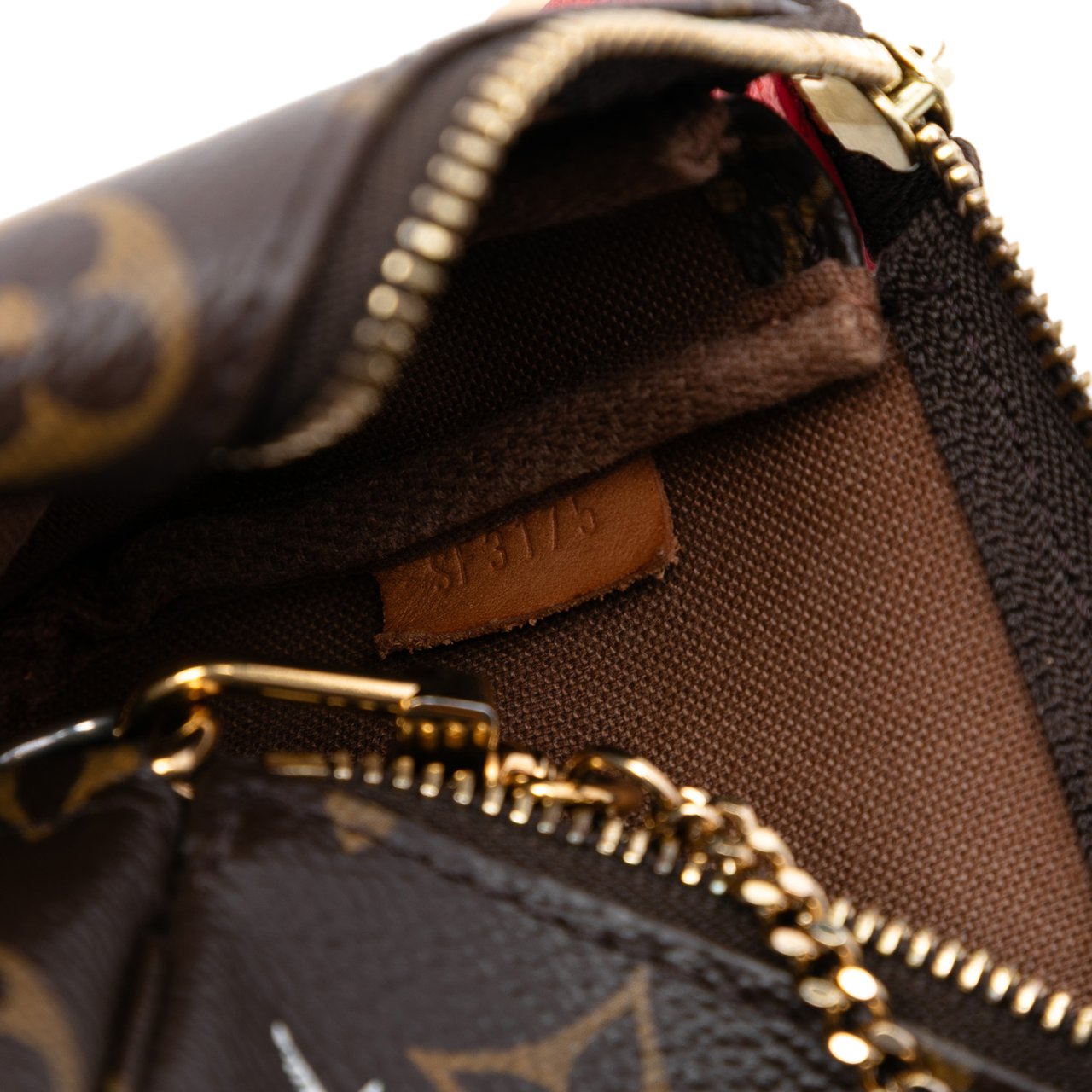 Louis Vuitton Monogram Evasion Illustre Mini Pochette Accessories Bruin
