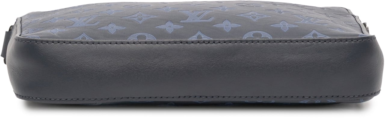Louis Vuitton Monogram Shadow Duo Messenger Blauw