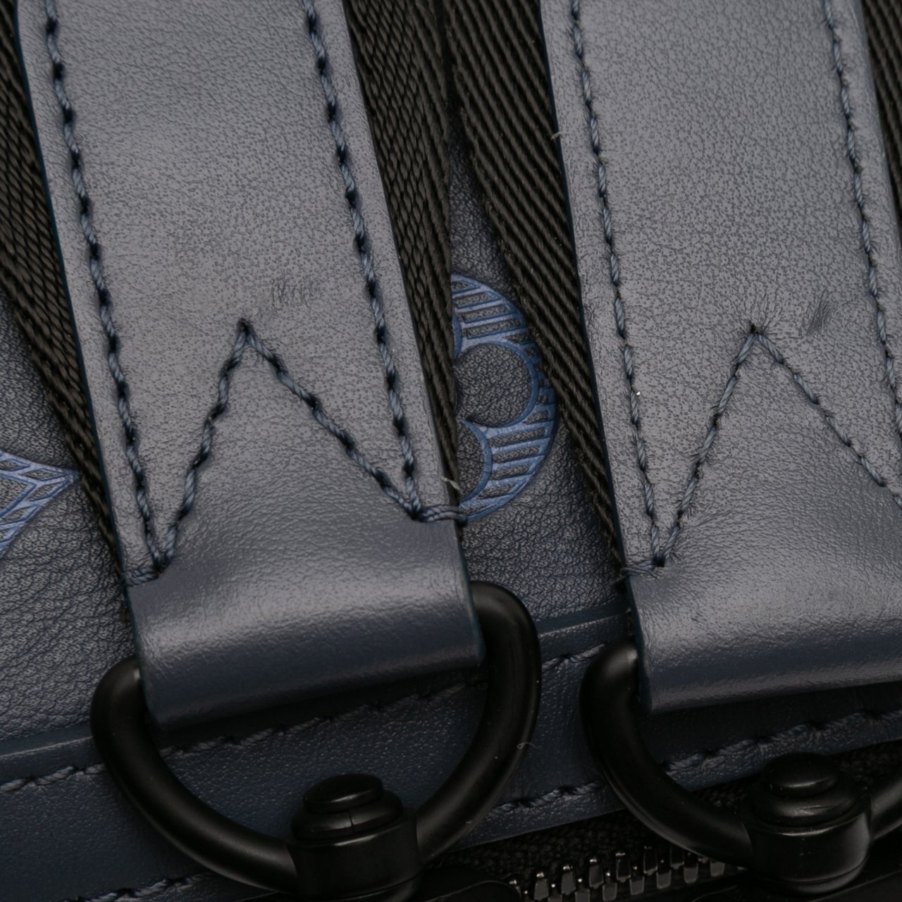 Louis Vuitton Monogram Shadow Duo Messenger Blauw