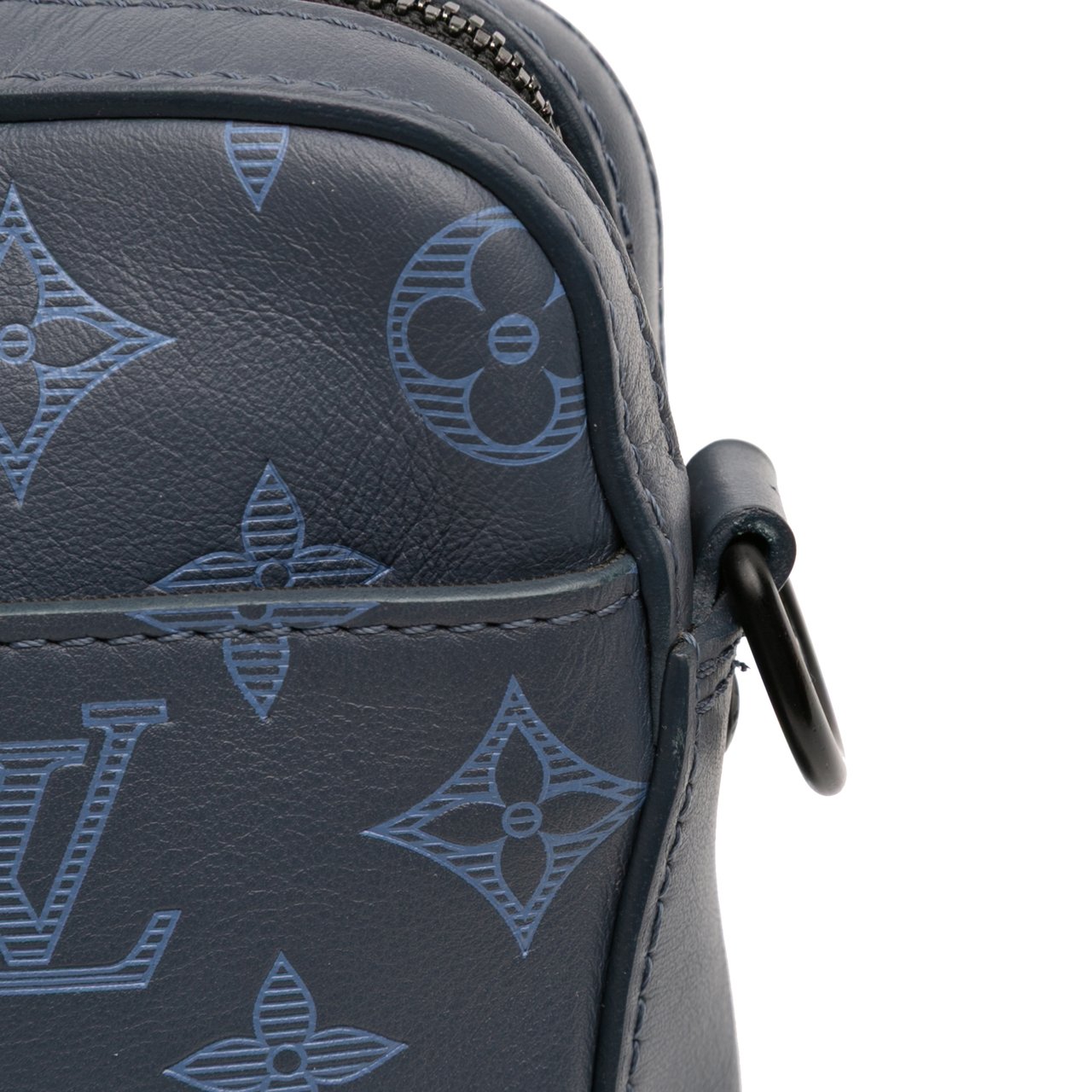 Louis Vuitton Monogram Shadow Duo Messenger Blauw