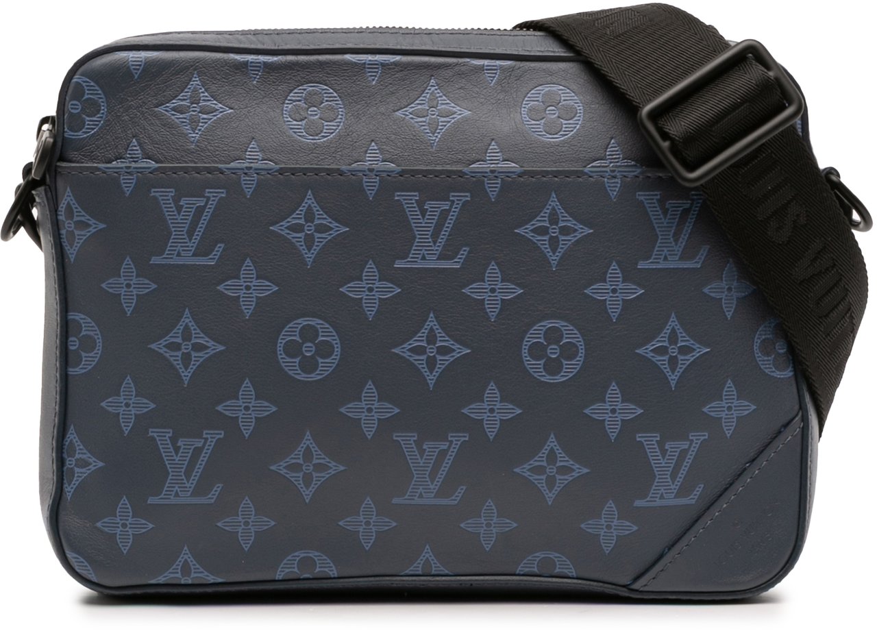 Louis Vuitton Monogram Shadow Duo Messenger Blauw