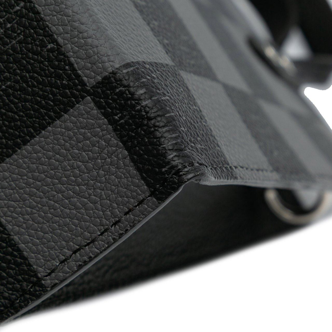 Louis Vuitton Damier Checkerboard Sac Plat XS Zwart