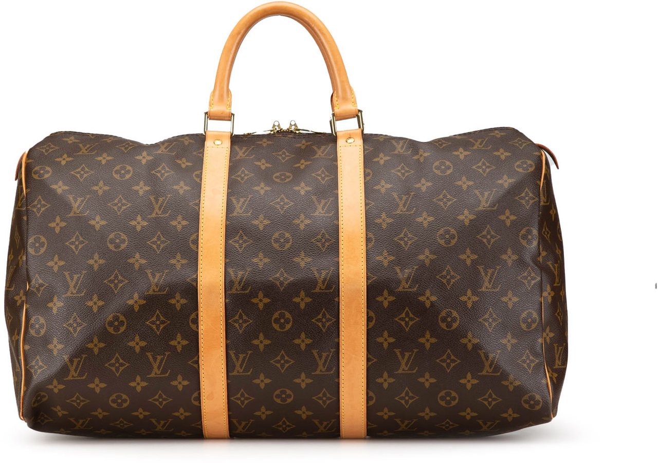 Louis Vuitton Monogram Keepall 50 Bruin