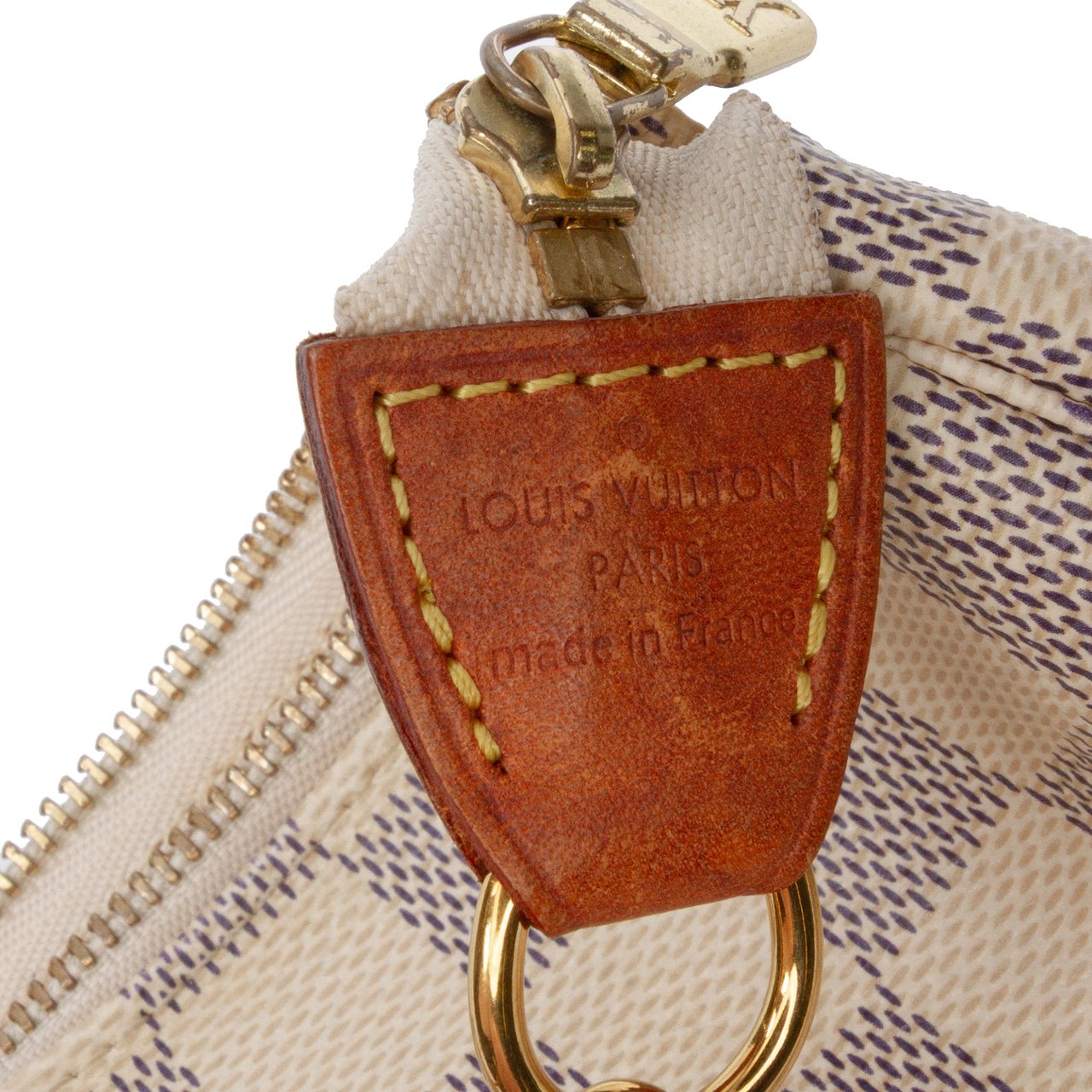 Louis Vuitton Damier Azur Mini Pochette Accessoires Wit