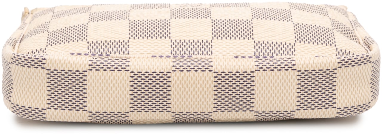 Louis Vuitton Damier Azur Mini Pochette Accessoires Wit