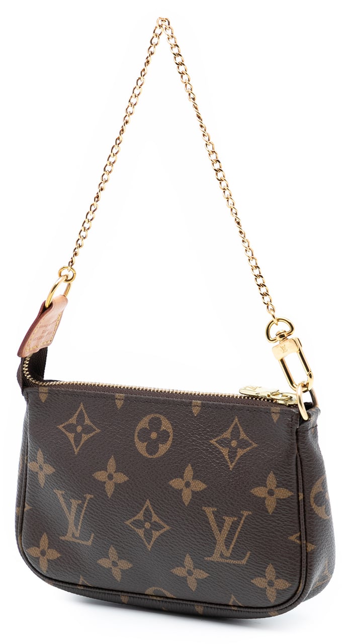 Louis Vuitton Monogram Mini Pochette Accessoires Bruin