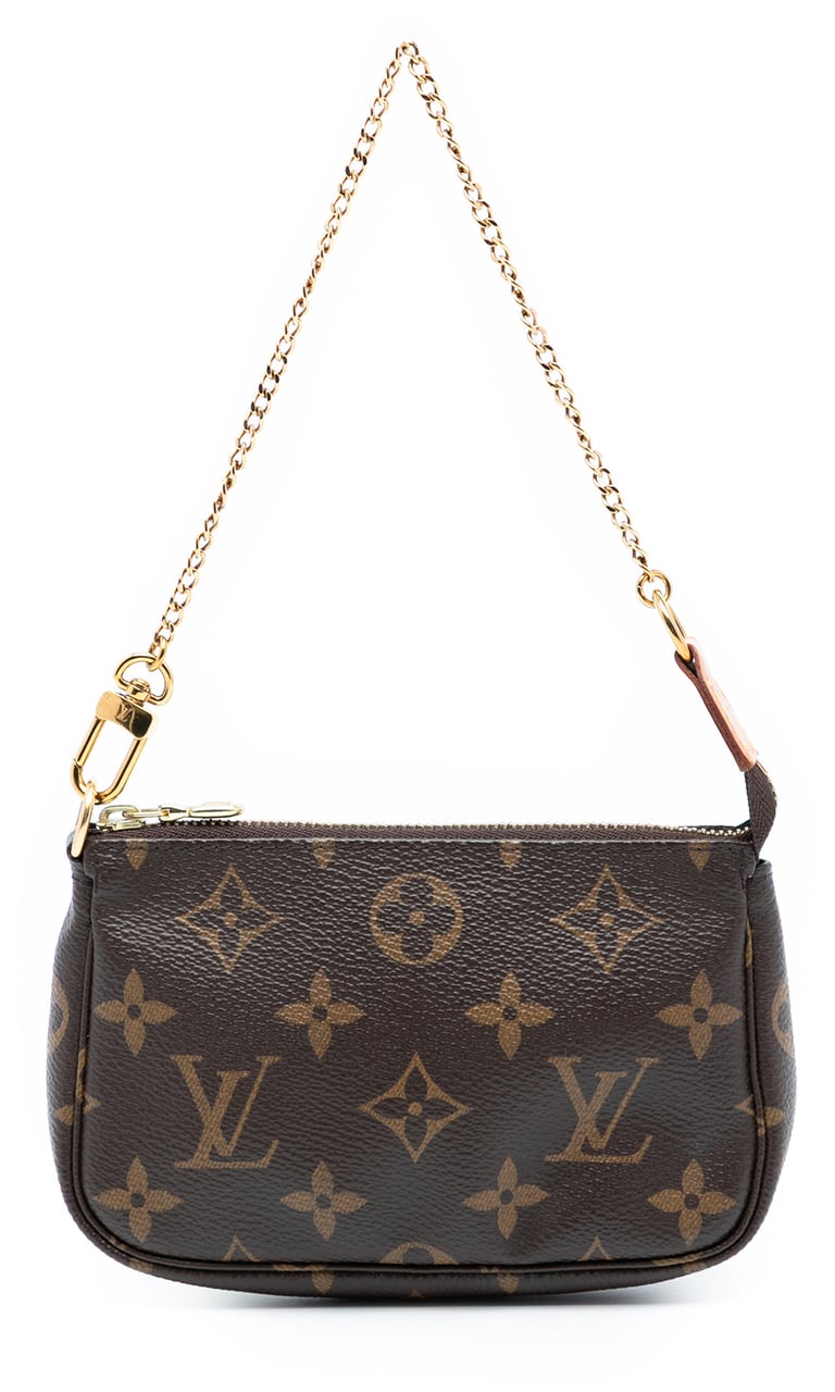 Louis Vuitton Monogram Mini Pochette Accessoires Bruin
