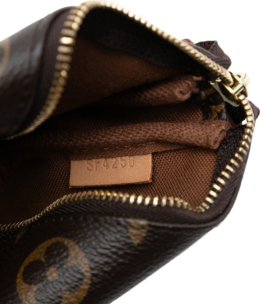 Louis Vuitton Monogram Mini Pochette Accessoires Bruin