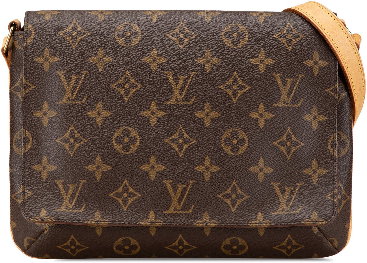 Louis Vuitton Monogram Musette Tango Short Strap Bruin