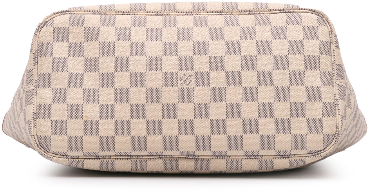 Louis Vuitton Damier Azur Neverfull MM Wit