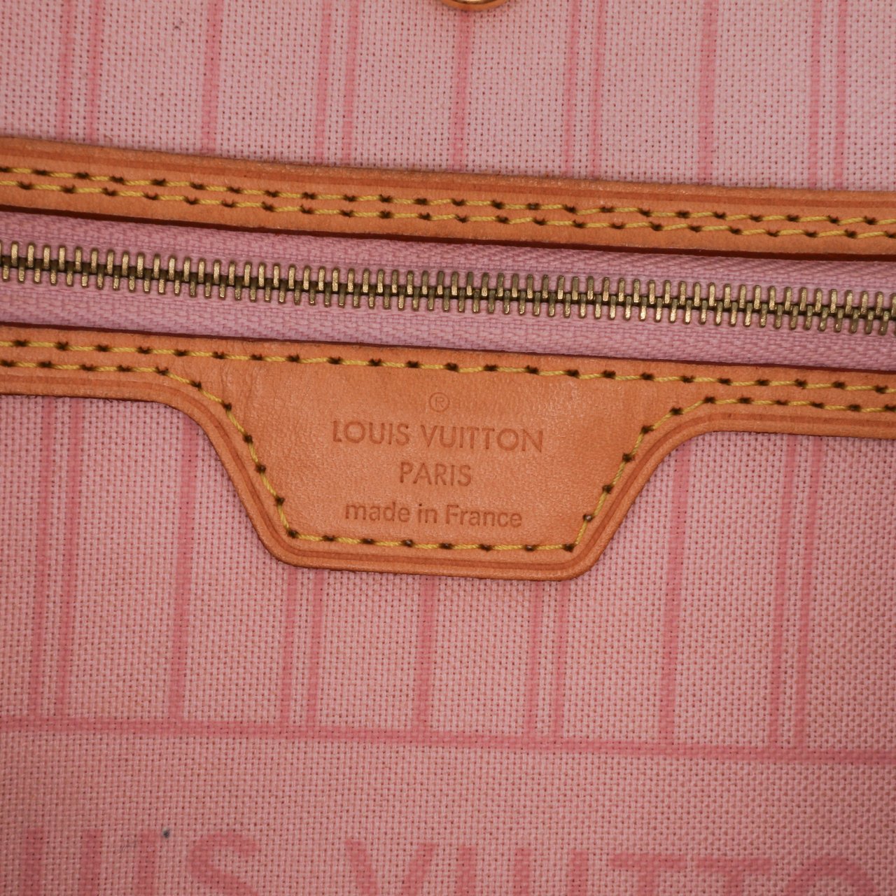 Louis Vuitton Damier Azur Neverfull MM Wit