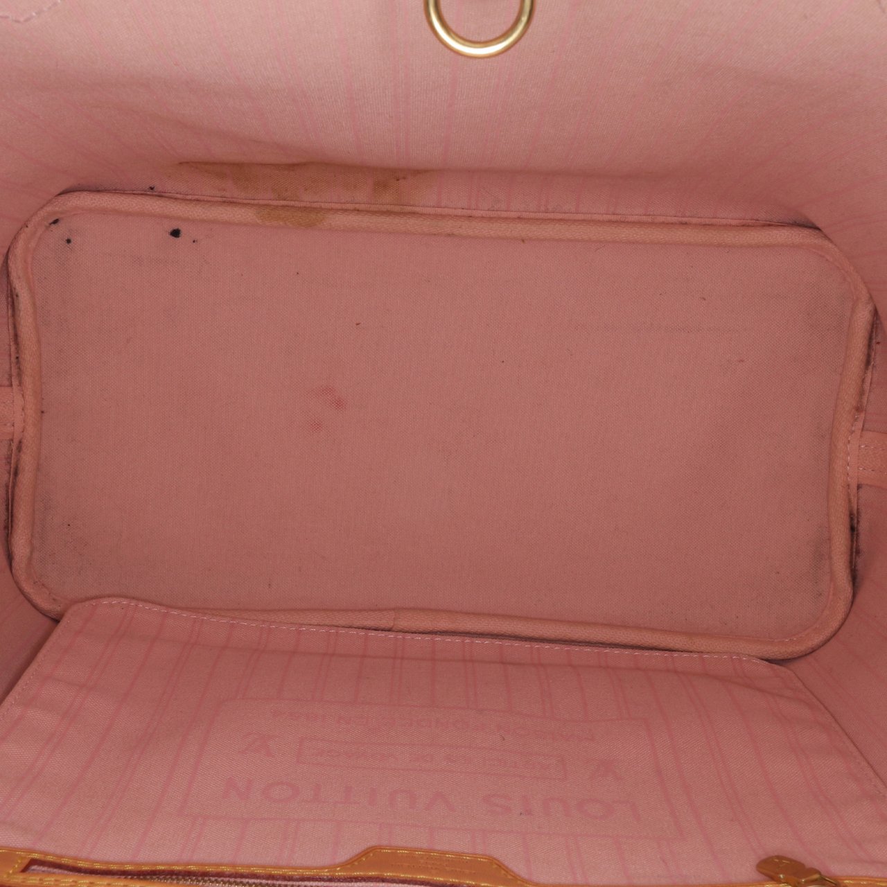 Louis Vuitton Damier Azur Neverfull MM Wit