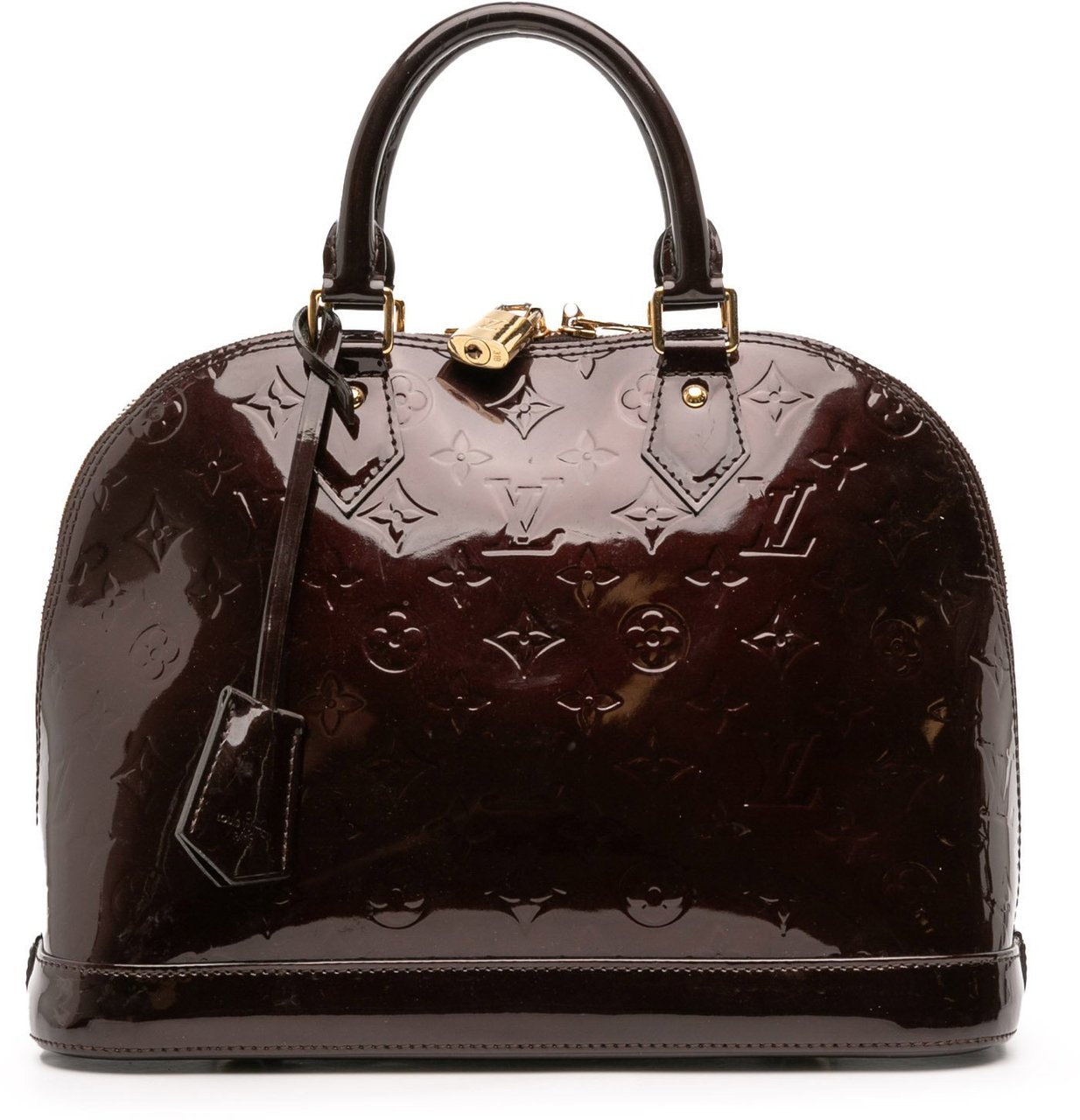 Louis Vuitton Monogram Vernis Alma PM Paars