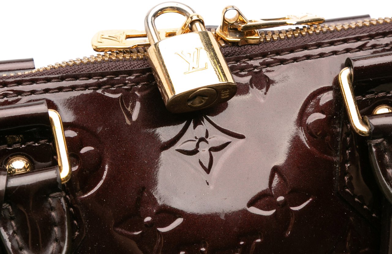 Louis Vuitton Monogram Vernis Alma PM Paars