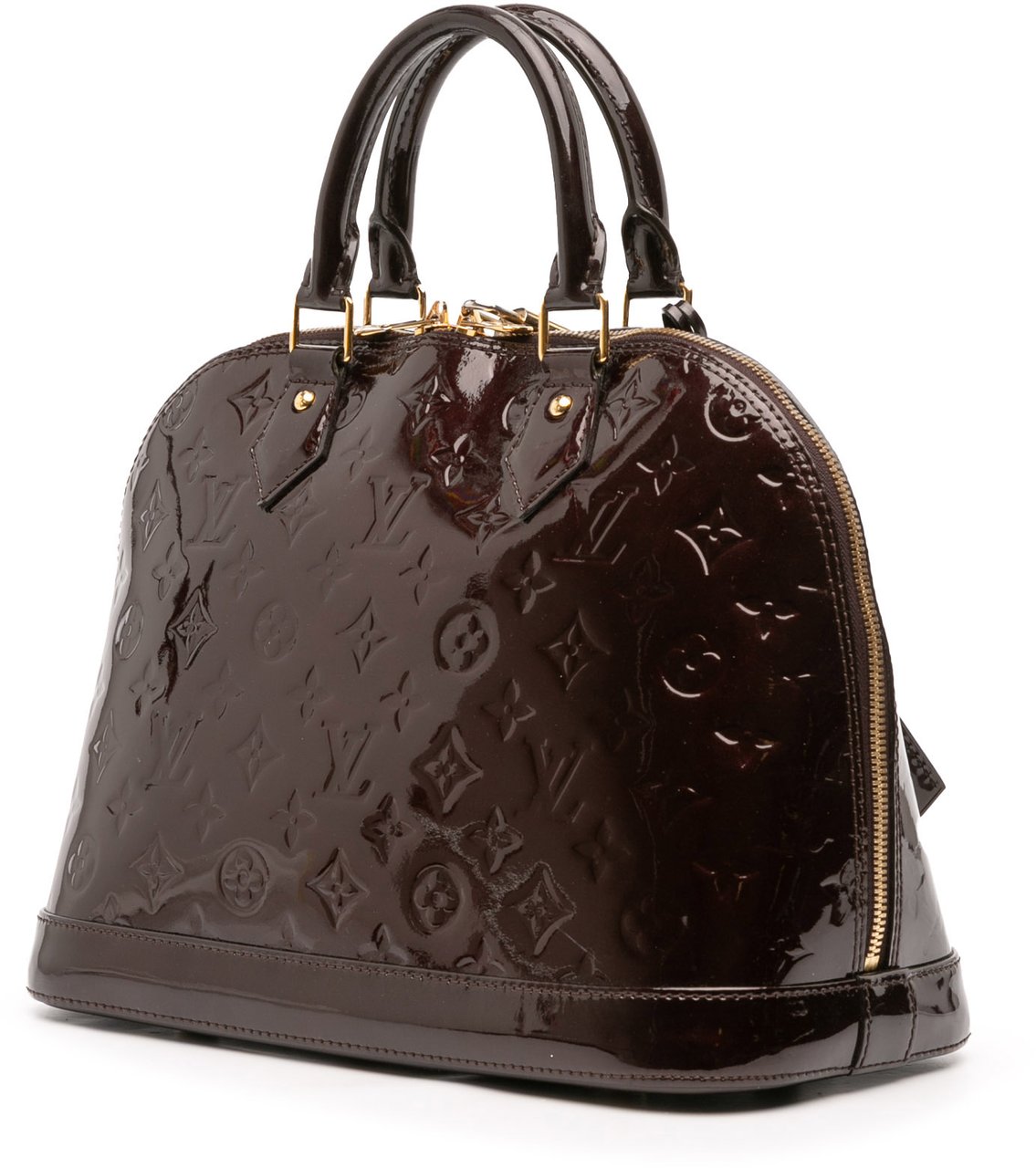 Louis Vuitton Monogram Vernis Alma PM Paars