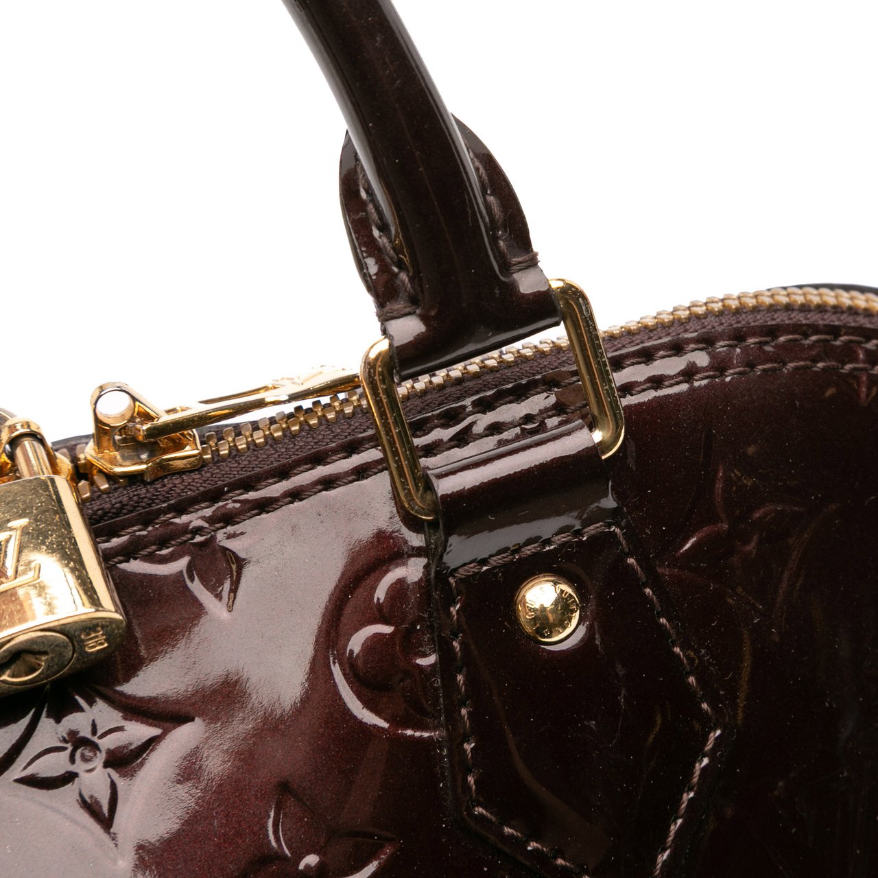 Louis Vuitton Monogram Vernis Alma PM Paars