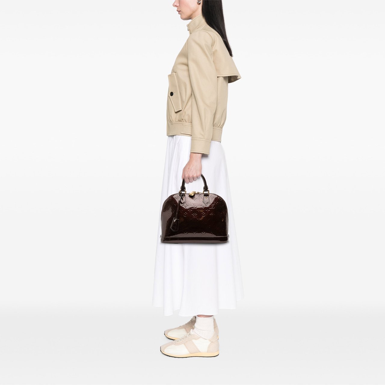 Louis Vuitton Monogram Vernis Alma PM Paars