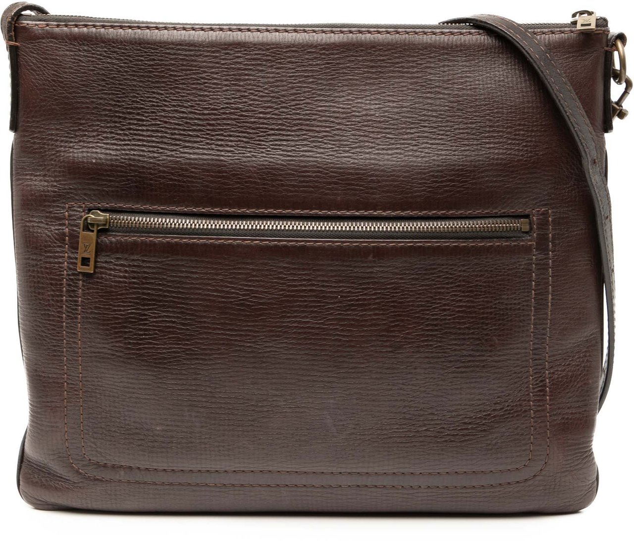 Louis Vuitton Utah Sac Plat Messenger Bruin