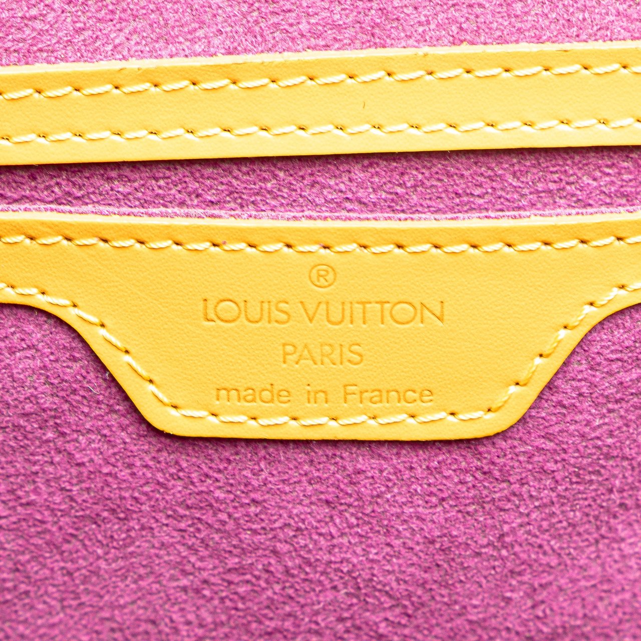Louis Vuitton Epi Saint Jacques PM Long Strap Geel
