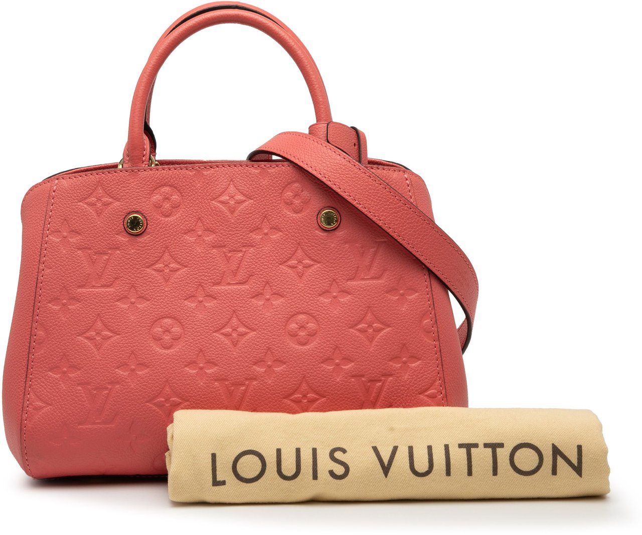 Louis Vuitton Monogram Empreinte Montaigne BB Roze