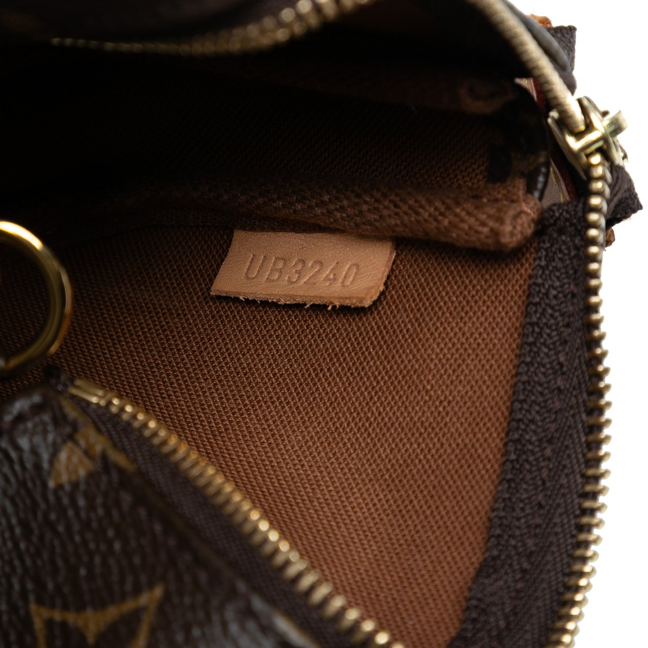 Louis Vuitton Monogram Mini Pochette Accessoires Bruin