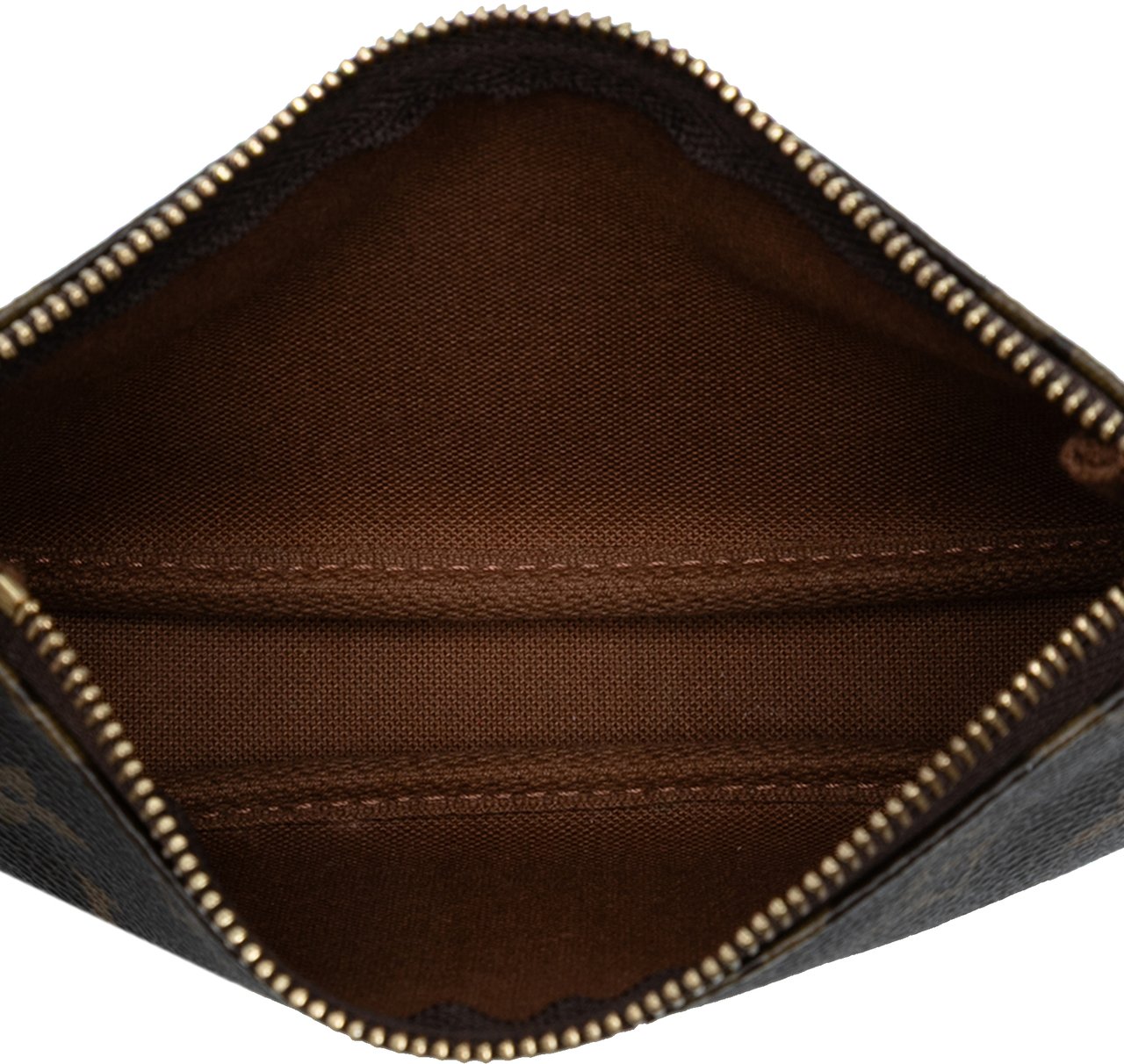 Louis Vuitton Monogram Mini Pochette Accessoires Bruin