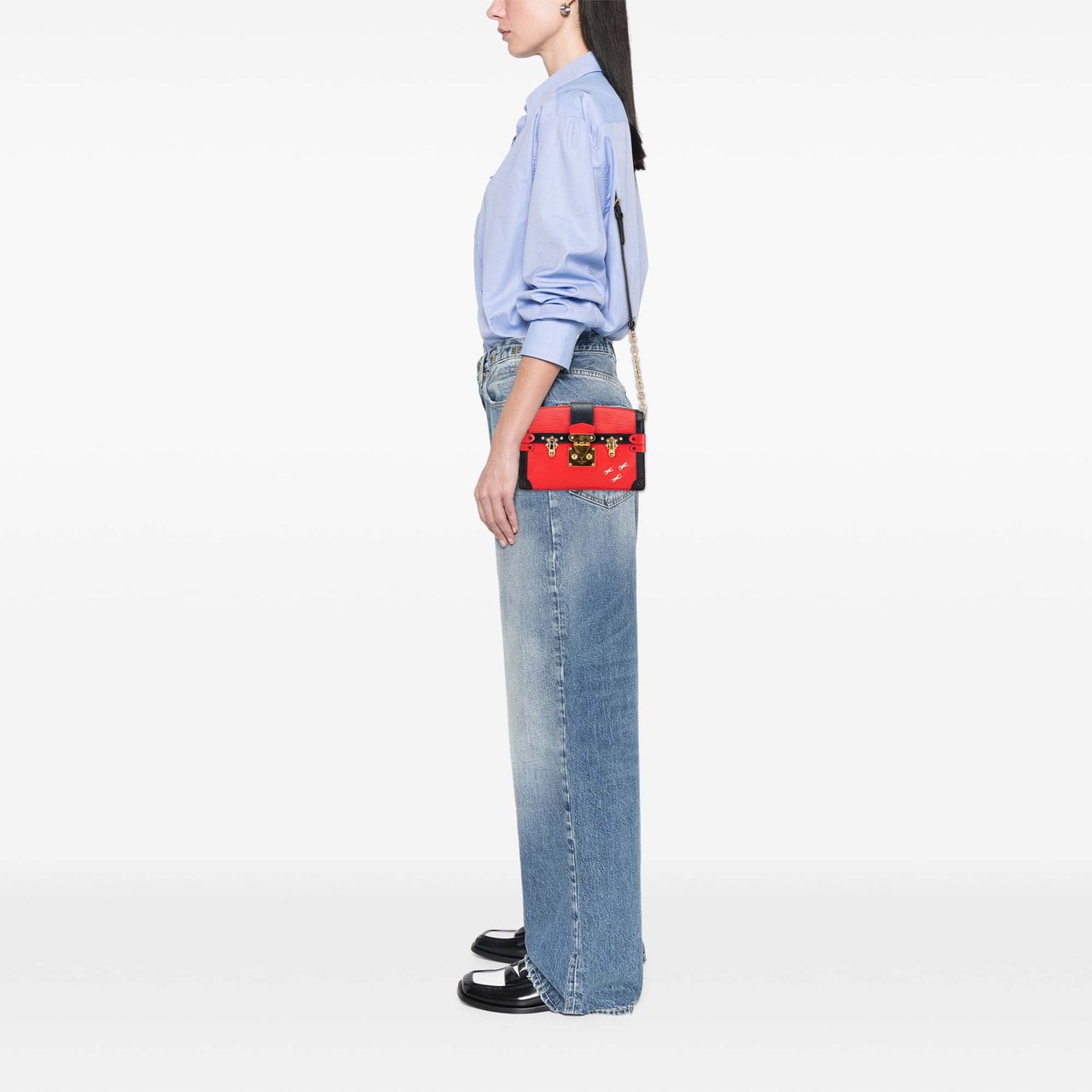 Louis Vuitton Epi Trunk Clutch Rood