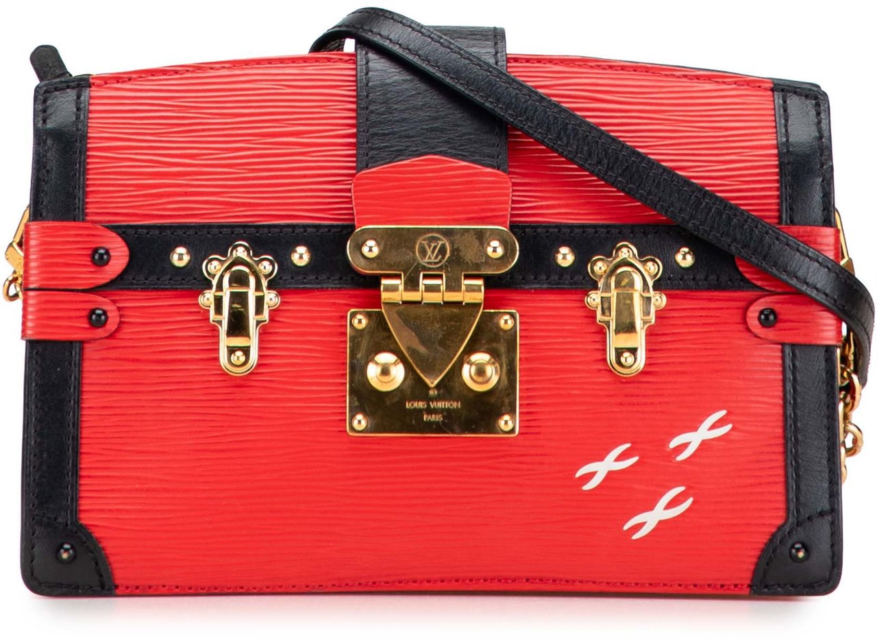 Louis Vuitton Epi Trunk Clutch Rood