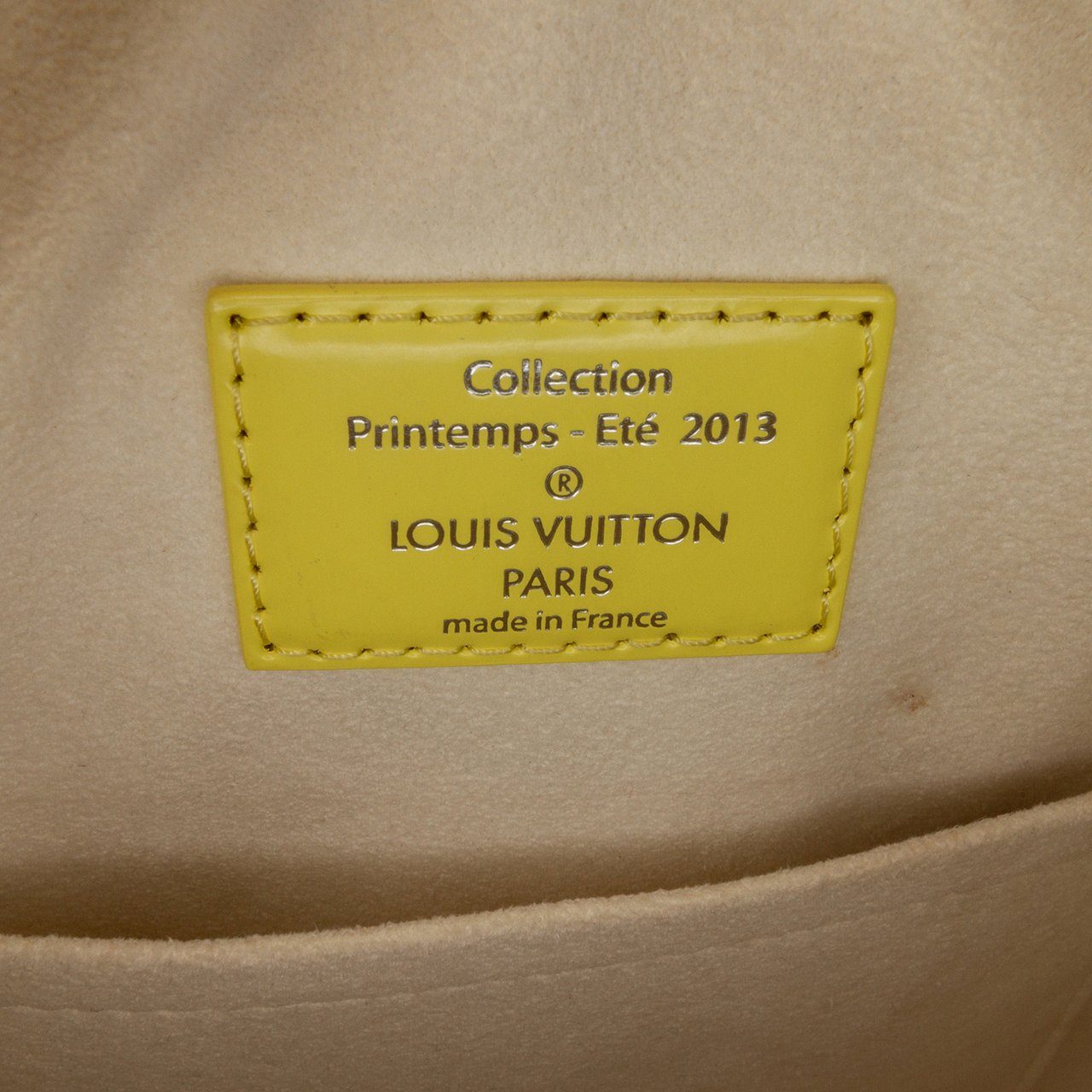 Louis Vuitton Damier Facette Speedy Cube PM Geel