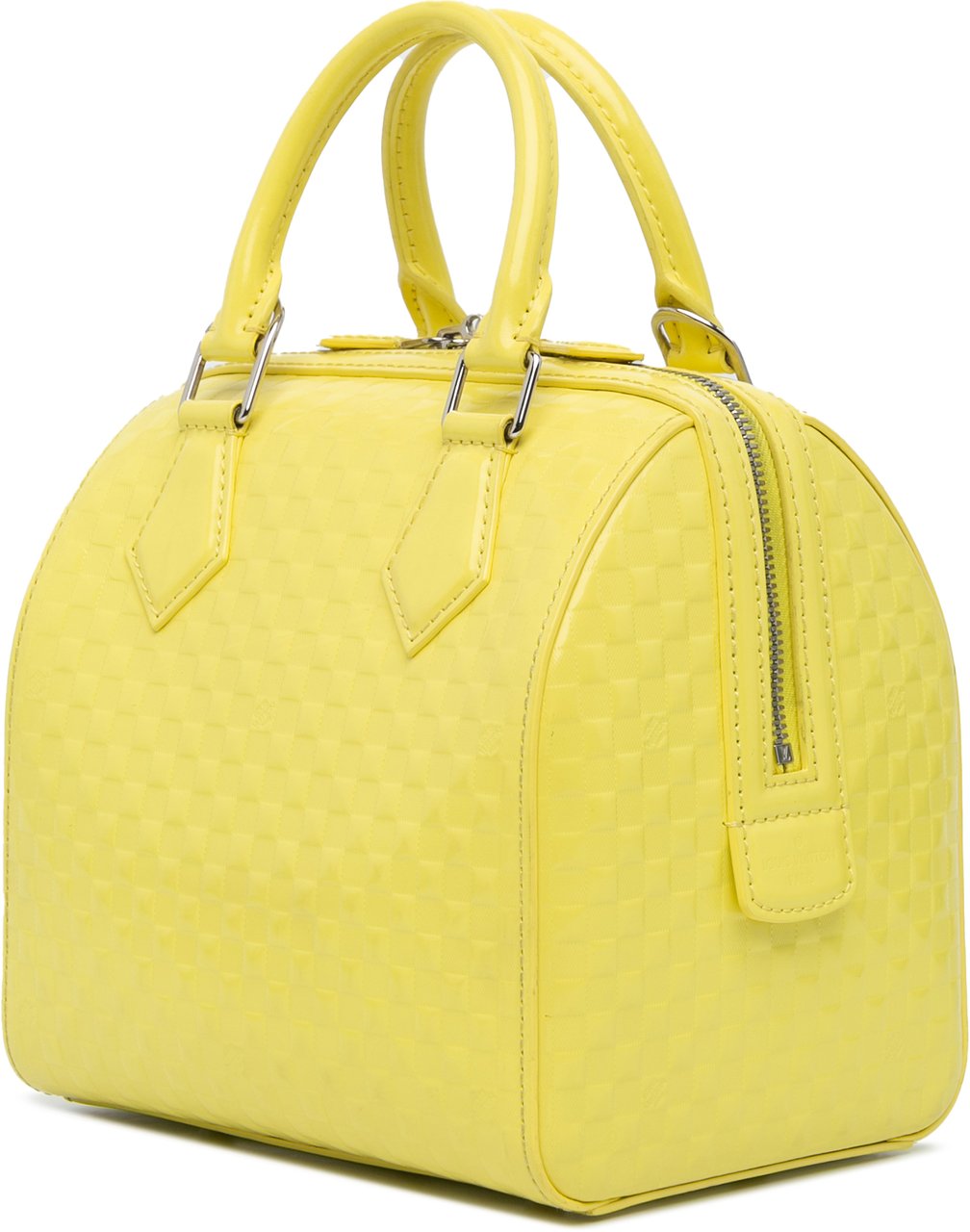 Louis Vuitton Damier Facette Speedy Cube PM Geel