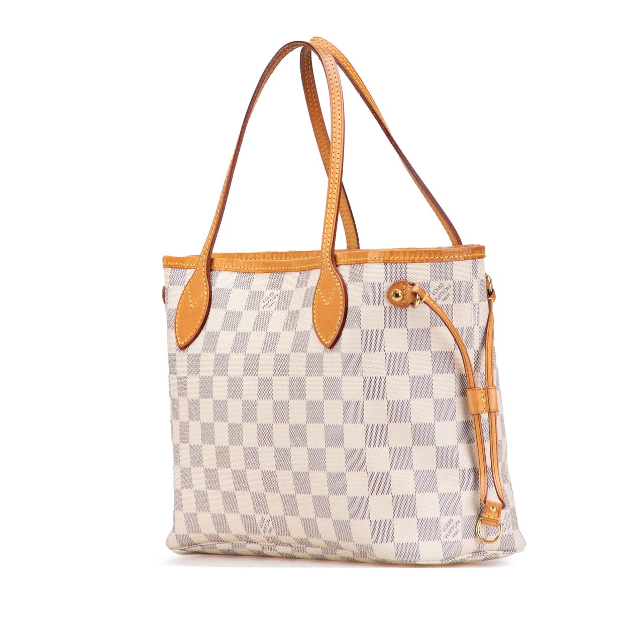 Louis Vuitton Damier Azur Neverfull PM Wit