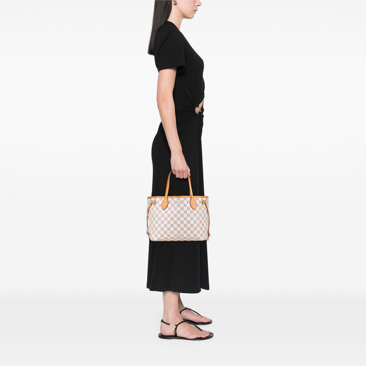 Louis Vuitton Damier Azur Neverfull PM Wit