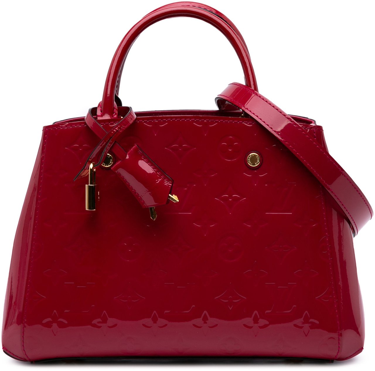 Louis Vuitton Monogram Vernis Montaigne BB Rood