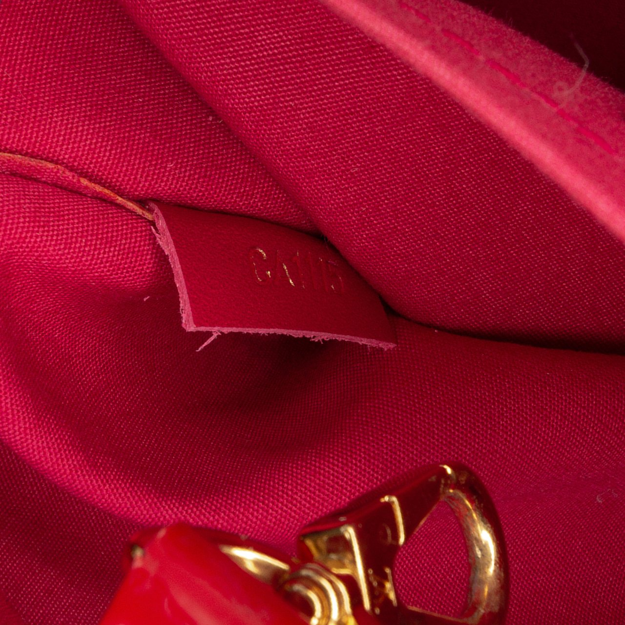Louis Vuitton Monogram Vernis Montaigne BB Rood