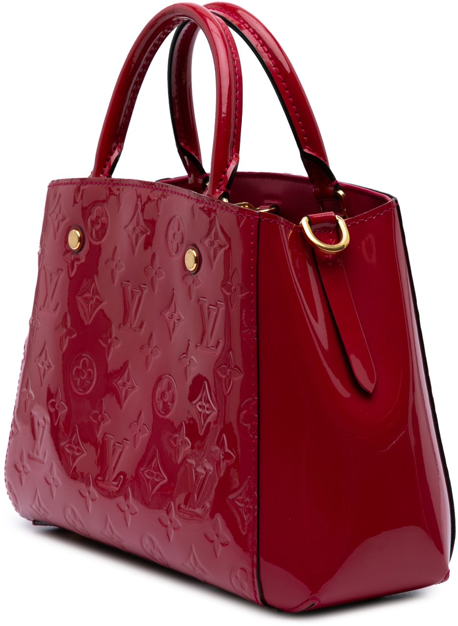 Louis Vuitton Monogram Vernis Montaigne BB Rood