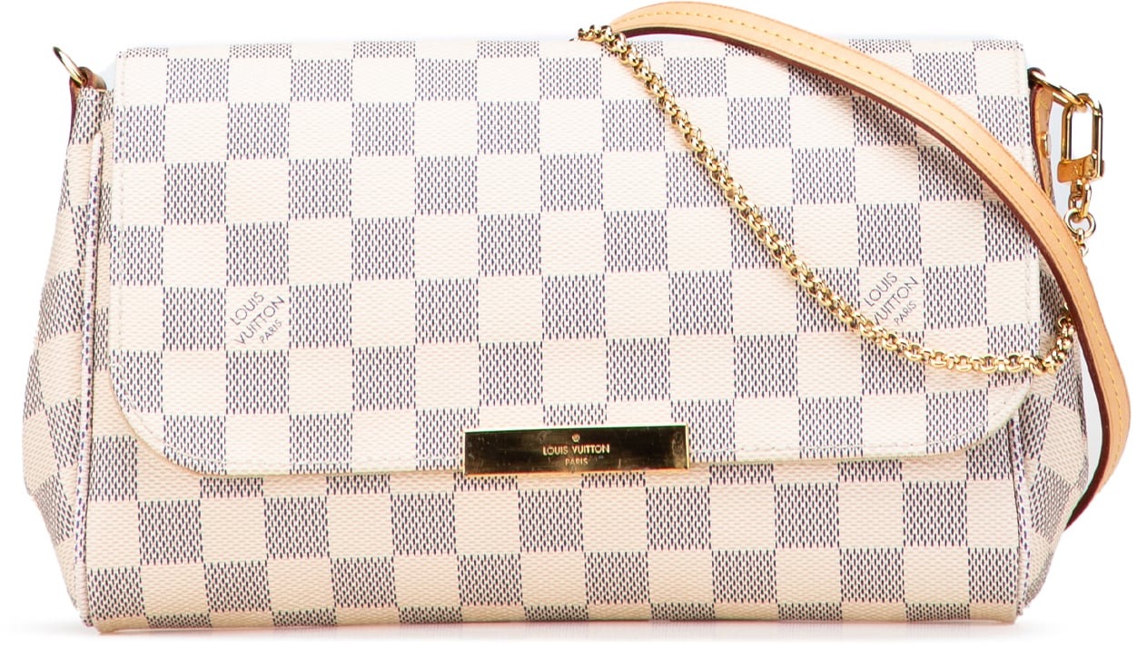 Louis Vuitton Damier Azur Favorite MM Wit