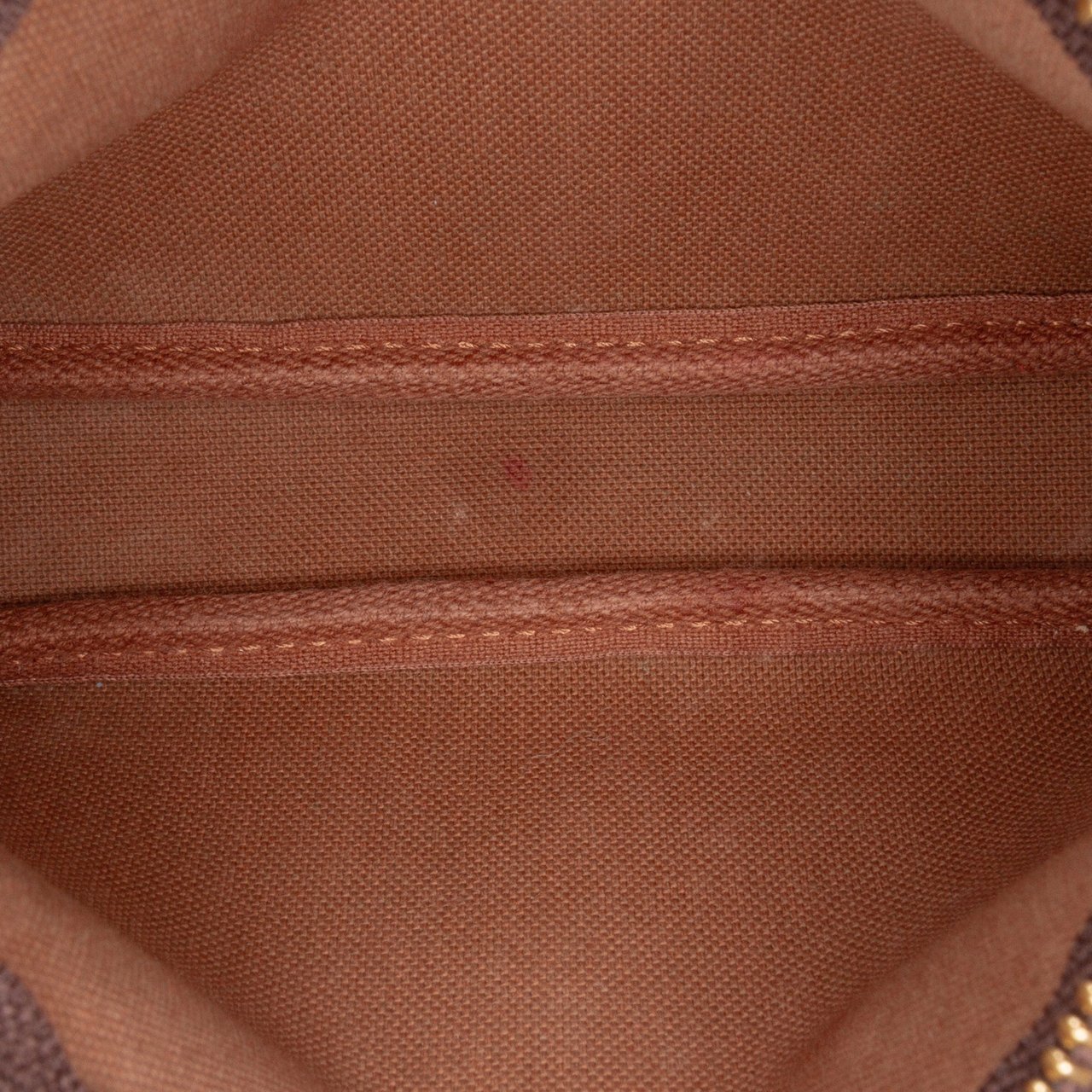 Louis Vuitton Monogram Mini Pochette Accessoires Bruin