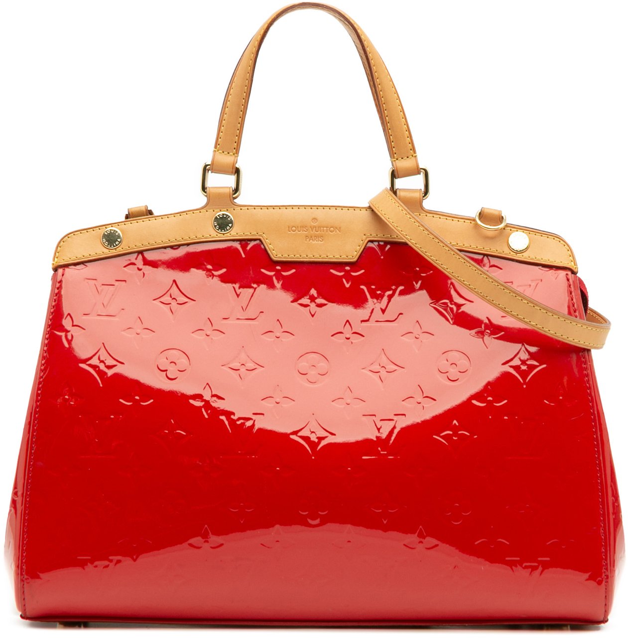 Louis Vuitton Monogram Vernis Brea MM Rood