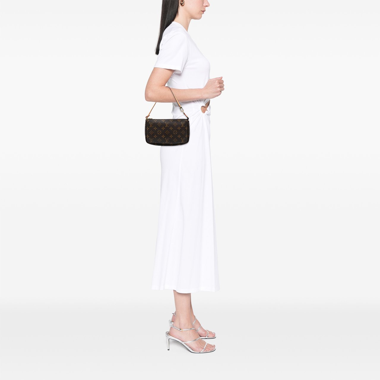 Louis Vuitton Monogram Pochette Accessoires Bruin