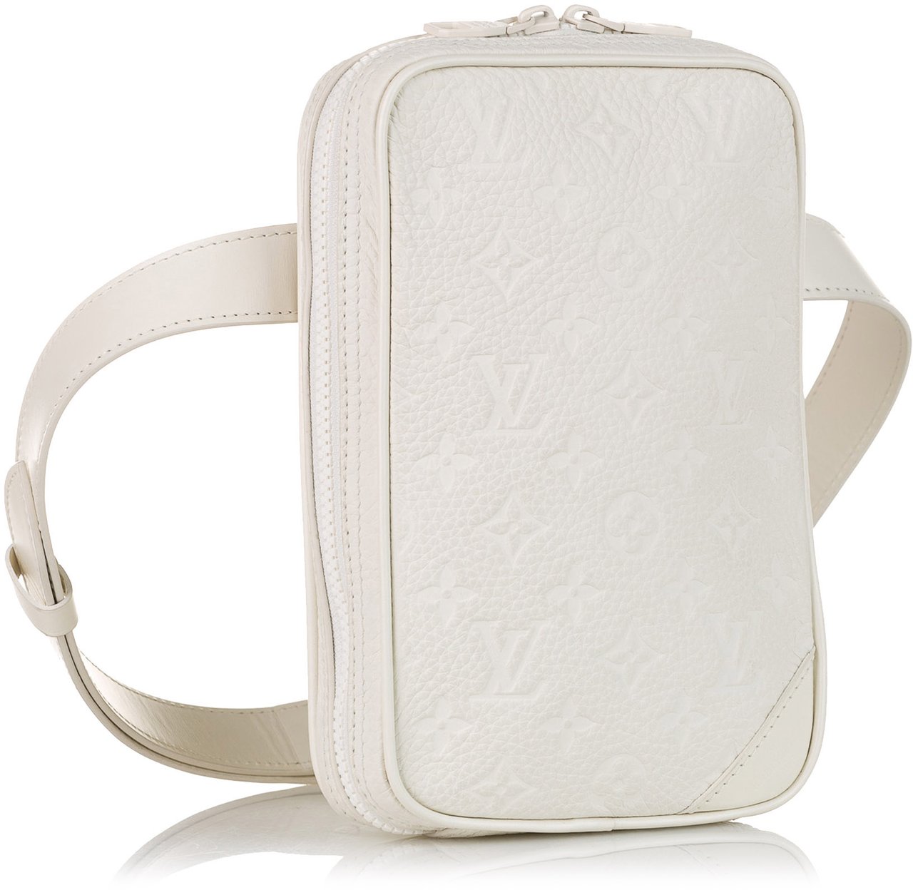 Louis Vuitton Monogram Taurillon Utility Side Wit