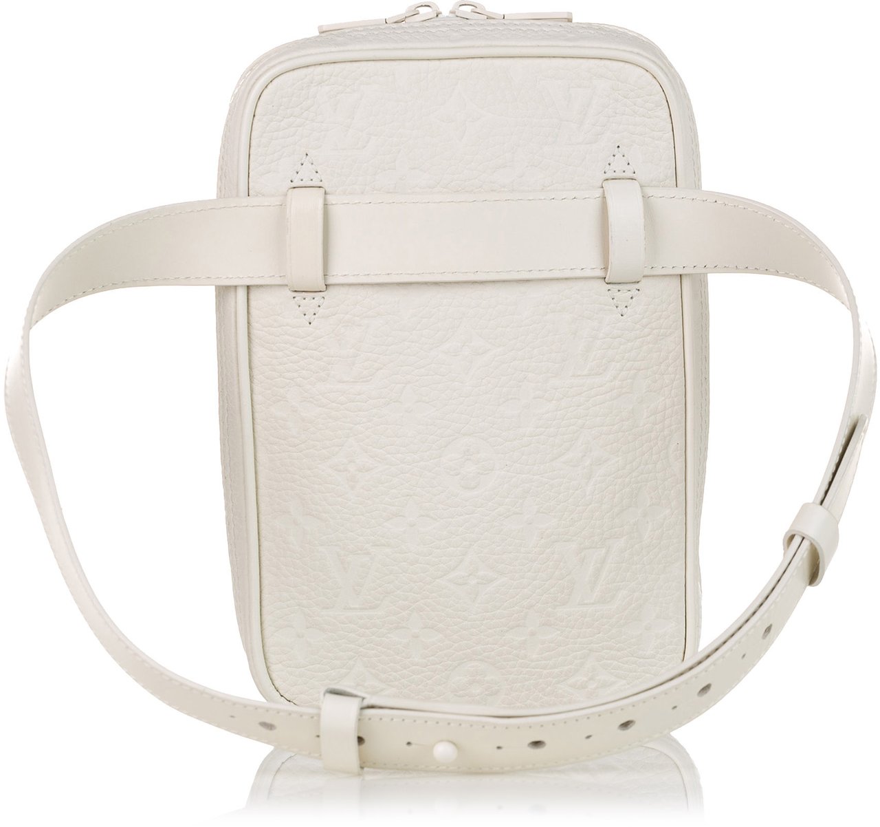 Louis Vuitton Monogram Taurillon Utility Side Wit