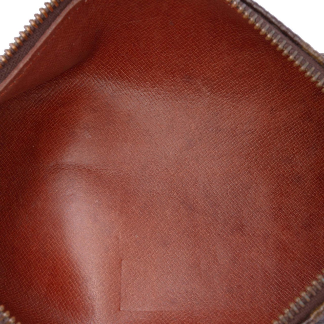 Louis Vuitton Monogram Trousse Ronde Pencil Case 20 Bruin