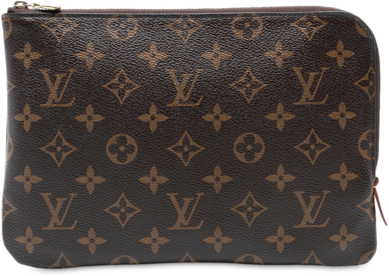 Louis Vuitton Monogram Etui Voyageur PM Bruin