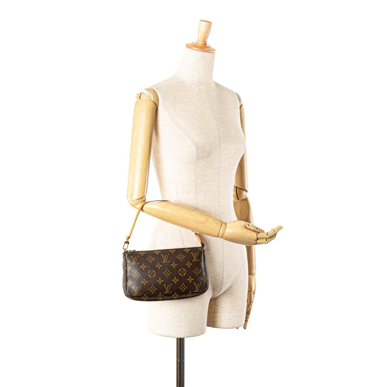 Louis Vuitton Monogram Pochette Accessoires Bruin