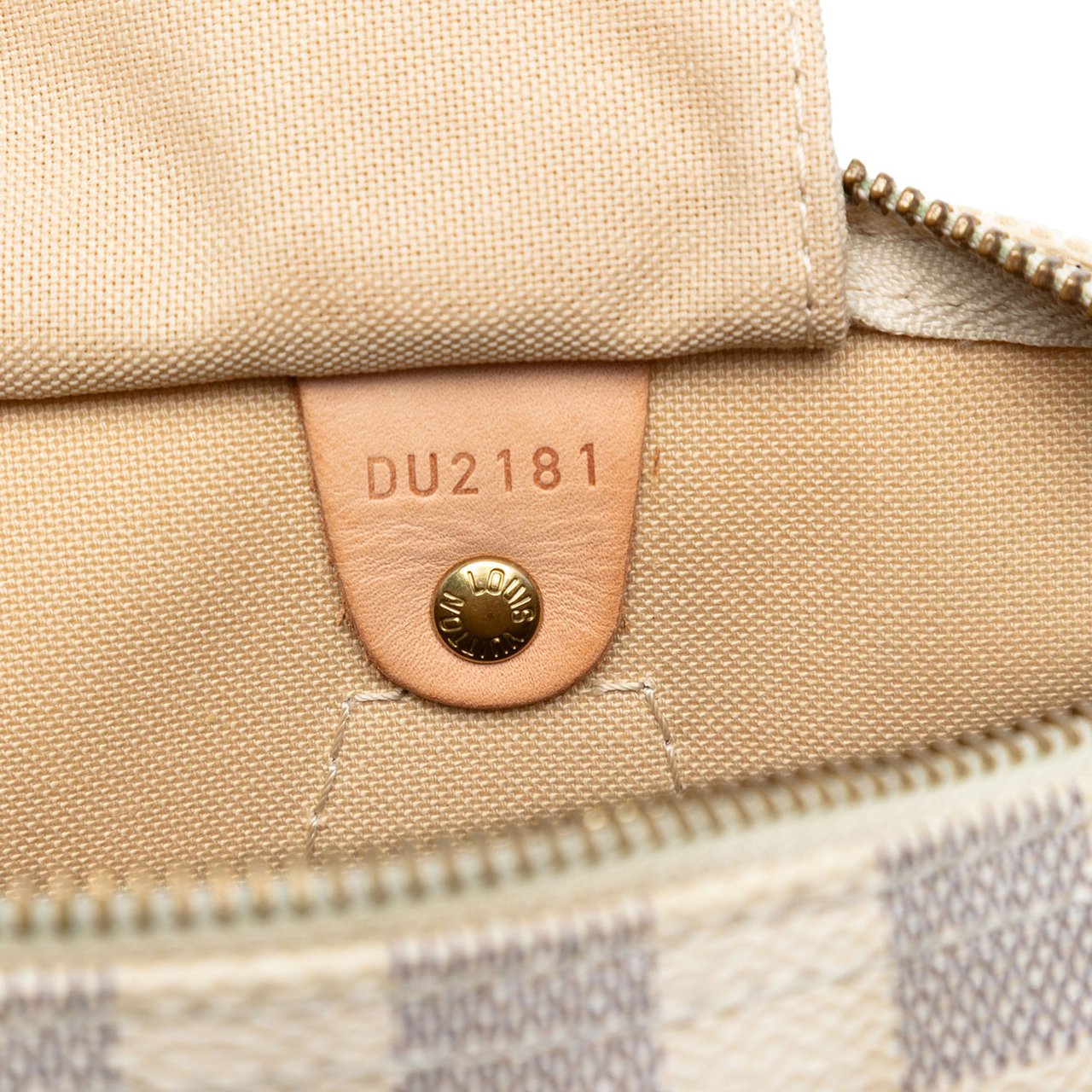 Louis Vuitton Damier Azur Speedy 30 Wit