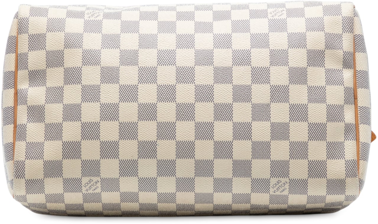 Louis Vuitton Damier Azur Speedy 30 Wit